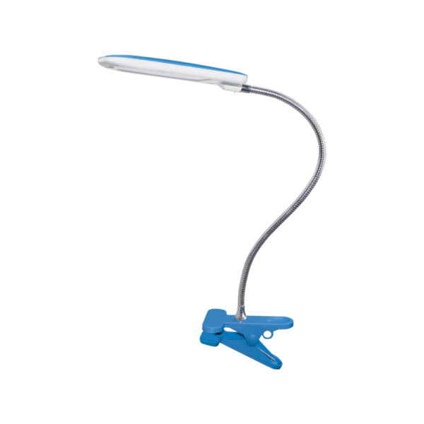 LED Φ/Σ ΓΡΑΦΕΙΟ 5W ΜΠΛΕ 4000K+ΣΠΙΡΑΛ+ΚΛΙΠ230V 7,5X11,5XH43CM BAZ2 ACA - 15205LEDBEC