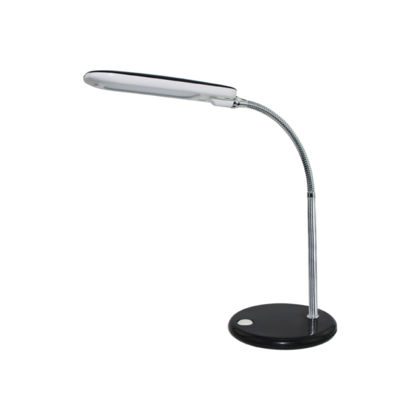 LED Φ/Σ ΓΡΑΦΕΙΟΥ 5W ΜΑΥΡΟ 4000Κ ΜΕ ΣΠΙΡΑΛ 230V Φ13XH47,5CM BAZ ACA - 15205LEDBK