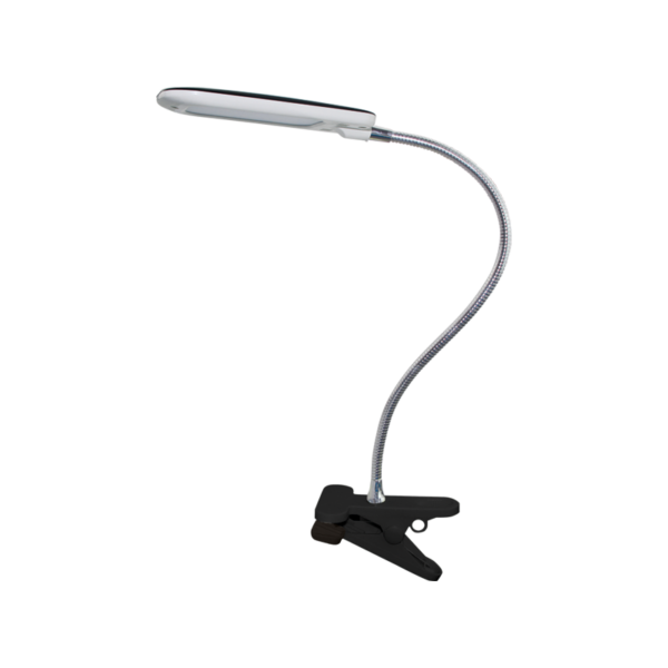LED ΓΡΑΦΕΙΟΥ 5W ΜΑΥΡΟ 4000K+ΣΠΙΡΑΛ+ΚΛΙΠ230V7,5X11,5XH43,5CM BAZ2 ACA - 15205LEDBKC