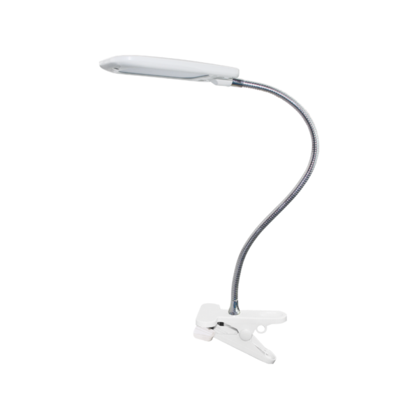 LED ΓΡΑΦΕΙΟΥ 5W ΛΕΥΚΟ 4000K+ΣΠΙΡΑΛ+ΚΛΙΠ230V7,5X11,5XH43,5CM BAZ2 ACA - 15205LEDWHC