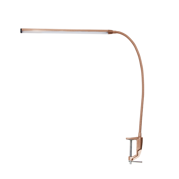 LED Φ/Σ ΓΡΑΦ 5W 4000Κ ΑΦΗΣ ΧΡΥΣ ΜΕ ΣΠΙΡΑΛ+ΣΦΙΓΚΤ 230V H85.5 DELGADO ACA - 16055LEDGOC