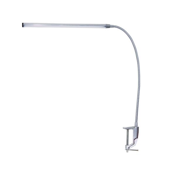 LED ΓΡΑΦΕΙΟΥ 5W 4000Κ ΑΦΗΣ ΑΣΗΜΙ+ΣΠΙΡΑΛ+ΣΦΙΓΚΤΗΡ 230VΗ85,5CM DELGADO ACA - 16055LEDNSC