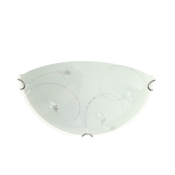 ΑΠΛΙΚΑ 1ΧΕ27 ΜΕ ΚΡΥΣΤΑΛΛΟ Φ30CM ANYA ACA - AD998050