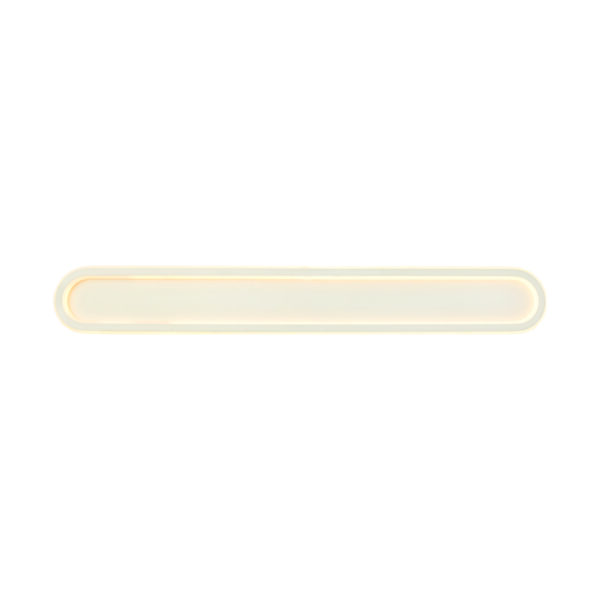 ^ΟΡΟΦΗΣ Φ/Σ LED 52W DIM 3000K 3600LM SOLO ΜΕΤΑΛΛΙΚΟ ΛΕΥΚΟ IP20 100X14X6CM ACA - BR20LEDC100WHD