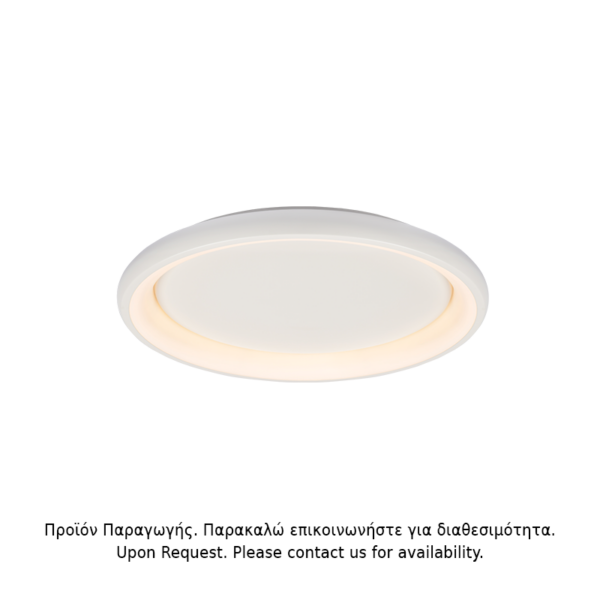 ΟΡΟΦΗΣ Φ/Σ LED 36W DIMMER CCT 3470LM ΛΕΥΚΟ ΜΕΤΑΛΛΙΚΟ D41XH8,5CM DIANA ACA - BR71LEDC41WHCCTD