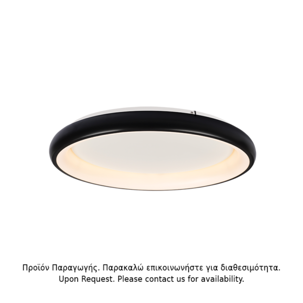 ΟΡΟΦΗΣ Φ/Σ LED 45W DIMMER CCT 3600LM ΜΑΥΡΟ ΜΕΤΑΛΛΙΚΟ D61XH8,5CM DIANA ACA - BR71LEDC61BKCCTD