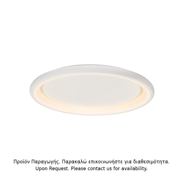 ΟΡΟΦΗΣ Φ/Σ LED 45W DIMMER CCT 3600LM ΛΕΥΚΟ ΜΕΤΑΛΛΙΚΟ D61XH8,5CM DIANA ACA - BR71LEDC61WHCCTD