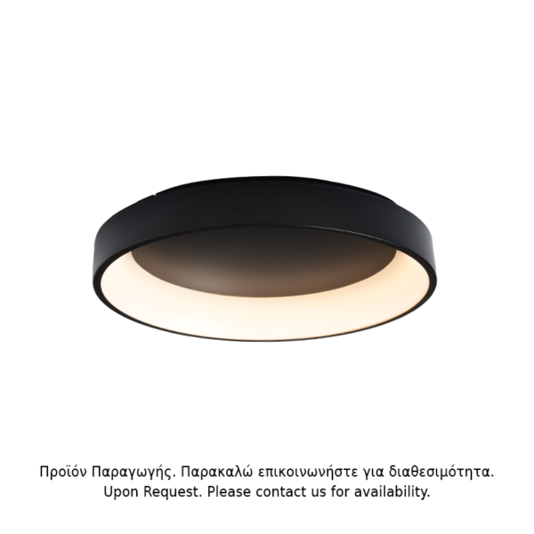 ΟΡΟΦΗΣ Φ/Σ LED 73W DIMMER CCT 5450LM ΜΑΥΡΟ ΜΕΤΑΛΛΙΚΟ D78XH14CM APOLLO ACA - BR81LEDC78BKCCTD