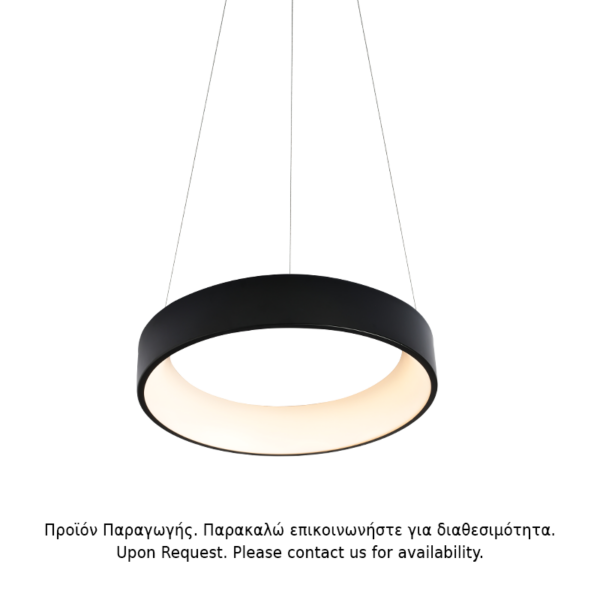 ΚΡΕΜΑΣΤΟ Φ/Σ LED 36W DIMMER CCT 3670LM ΜΑΥΡΟ ΜΕΤΑΛΛΙΚΟ D45XH120CM APOLLO ACA - BR81LEDP45BKCCTD