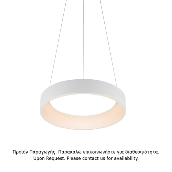 ΚΡΕΜΑΣΤΟ Φ/Σ LED 36W DIMMER CCT 3670LM ΛΕΥΚΟ ΜΕΤΑΛΛΙΚΟ D45XH120CM APOLLO ACA - BR81LEDP45WHCCTD