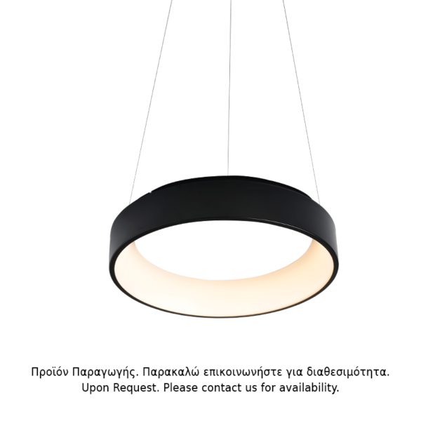 ΚΡΕΜΑΣΤΟ Φ/Σ LED 48W DIMMER CCT 5350LM ΜΑΥΡΟ ΜΕΤΑΛΛΙΚΟ D60XH120CM APOLLO ACA - BR81LEDP60BKCCTD