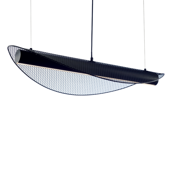 ^ ΚΡΕΜΑΣΤΟ Φ/Σ LED 18W 3000K 1960LM ΜΕΤ/ΚΟ ΜΑΥΡΟ 40X85XH110CM MICHELLE ACA - DCR39212