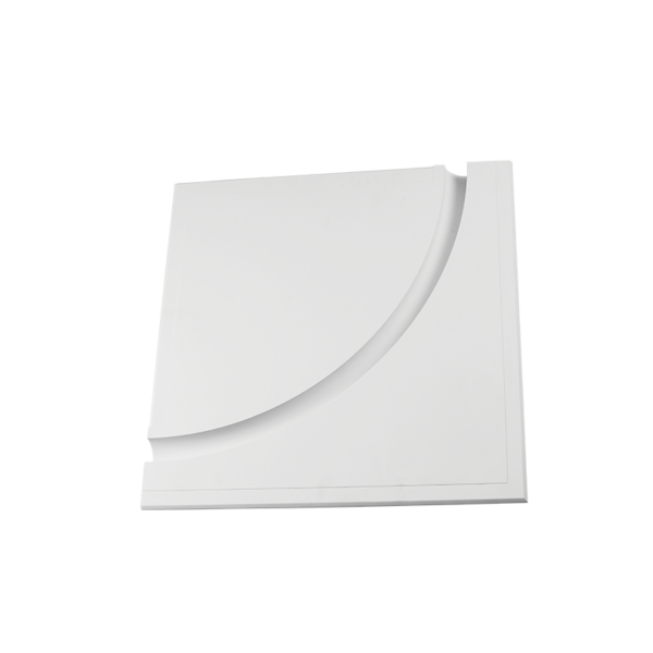 ^ΓΥΨΙΝΟ TRIMLESS ΦΩΤΙΣΤΙΚΟ ANDIE 1/4 ΤΟΥ ΚΥΚΛΟΥ 62x62x5CM ACA - G8019W