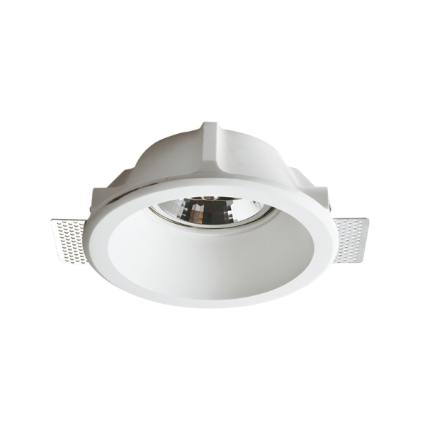 ^ΣΤΡΟΓΓΥΛΟ ΓΥΨΙΝΟ TRIMLESS ΣΠΟΤ ABBY AR111 GU10 ACA - G90151C