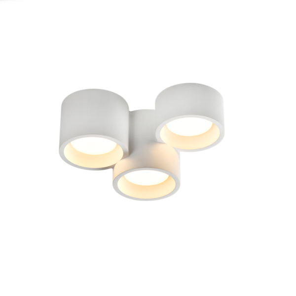 ΓΥΨΙΝΟ 3 ΣΤΡΟΓΓΥΛA Φ/Σ ΟΡΟΦΗΣ ΦΥΣΙΚΟ 260*170*150 GENI 3*GX53 ACA - G96013