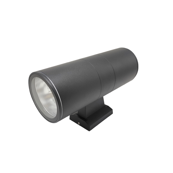 ΑΠΛΙΚΑ UP-DOWN 2XE27 IP65  ΣΚΟΥΡΟ ΑΜΜΩΔΕΣ ΓΚΡΙ RAL7016M ACA - HI7001GDS
