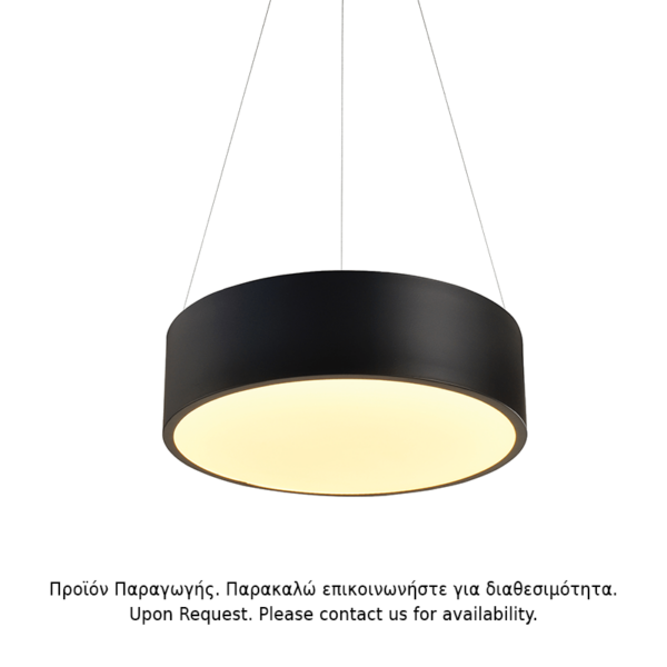ΚΡΕΜΑΣΤΟ Φ/Σ LED 32W 3180LM CCT ΜΑΥΡΟ ΜΕΤ/ΚΟ D35XH140CM OPTIMUS ACA - HM29LEDP35BKCCT
