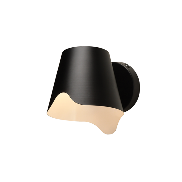 ^ΕΠΙΤΟΙΧΟ Φ/Σ 1ΧΕ27 ΜΑΥΡΟ ΜΕΤΑΛΛΙΚΟ 21Χ17Χ20CM MONET ACA - HM481W21BK