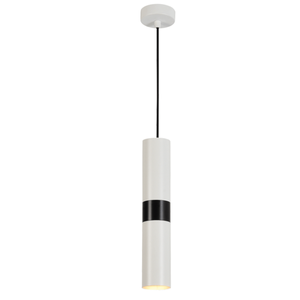 ^ΚΡΕΜΑΣΤΟ Φ/Σ 1XGU10 ΛΕΥΚΟ ΜΕΤΑΛΛΙΚΟ D8XH120CM DA VINCI ACA - HM851P6WH