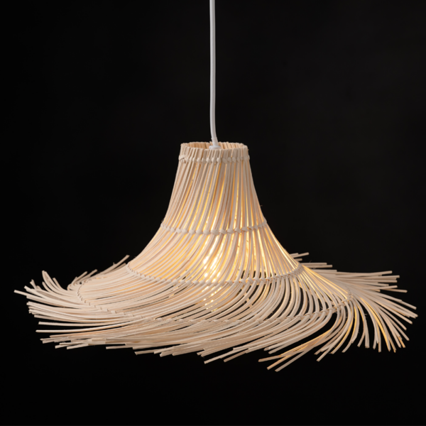 ΚΡΕΜΑΣΤΟ Φ/Σ 1ΧΕ27 RATTAN D65xΗ19CM ΣΥΜΗ ACA - HX2219P