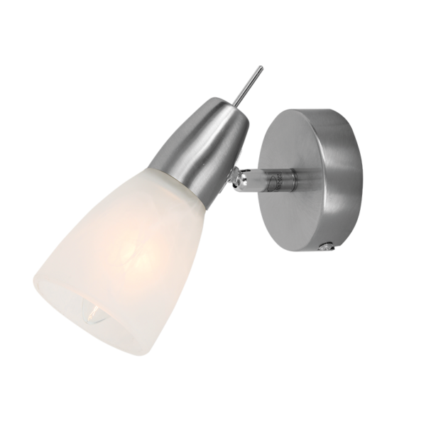 ΣΠΟΤ Ι ΓΥΑΛΙ ΝΙΚΕΛ ΜΑΤ 40W E14 KAMET ACA - MC542NM