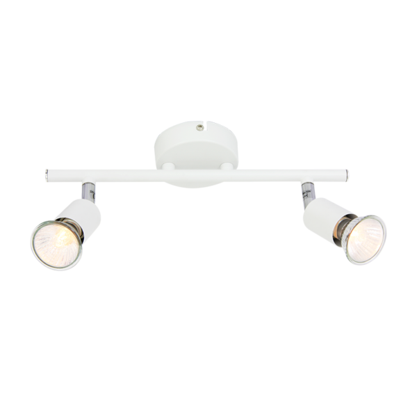 ΣΠΟΤ ΙΙ ΛΕΥΚΟ ΜΑΤ 2 Χ GU10 TRINITY ACA - MC634WH2