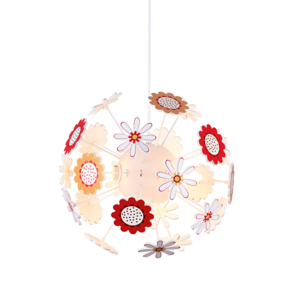 ΚΡΕΜΑΣΤΟ Φ/Σ 4ΧΕ14 ΠΑΙΔΙΚΟ ΛΟΥΛΟΥΔΙΑ  Φ35ΧΗ80CM FLOWERS ACA - MD160224FLW