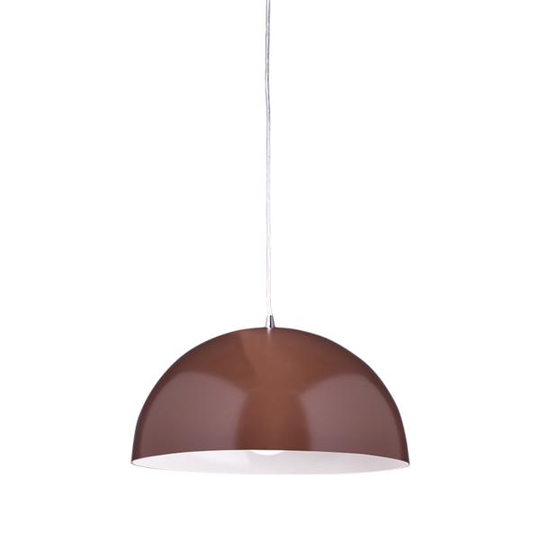 ΚΡΕΜΑΣΤΟ Φ/Σ 1XE27 ΜΕΤΑΛΛΙΚΟ ΚΑΦΕ Φ40cm MELINA ACA - OD5391MBR