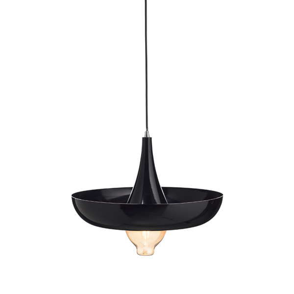 ΚΡΕΜΑΣΤΟ Φ/Σ 1ΧΕ27 ΜΕΤΑΛΛΙΚΟ ΜΑΥΡΟ Φ40ΧΗ120CM SOBRERO ACA - OD5435BK