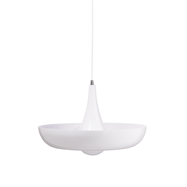 ΚΡΕΜΑΣΤΟ Φ/Σ 1ΧΕ27 ΜΕΤΑΛΛΙΚΟ ΛΕΥΚΟ Φ40ΧΗ120CM SOBRERO ACA - OD5435WH