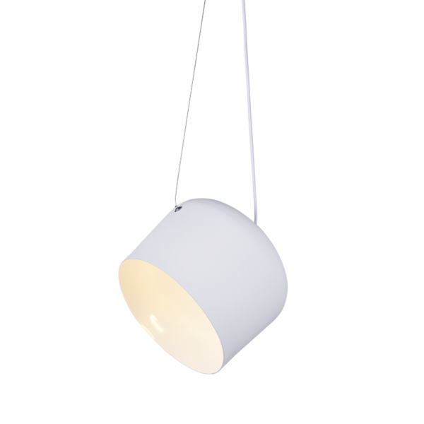 ΚΡΕΜΑΣΤΟ Φ/Σ 1ΧΕ27 ΛΕΥΚΟ ΜΕΤΑΛΛΙΚΟ Φ27ΧΗ120CM NOVA ACA - OD8002WH