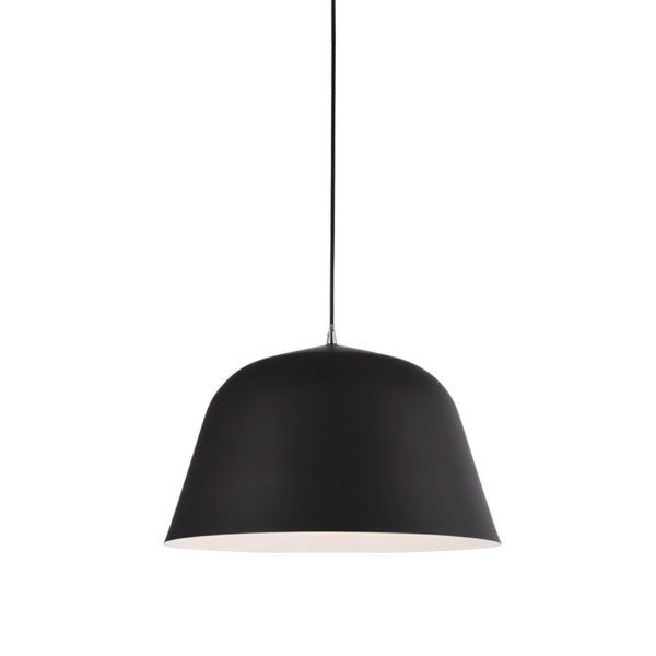 ΚΡΕΜΑΣΤΟ Φ/Σ 1ΧΕ27 ΜΕΤΑΛΛΙΚΟ ΜΑΥΡΟ Φ40ΧΗ120CM PALLADA ACA - OD8072BK