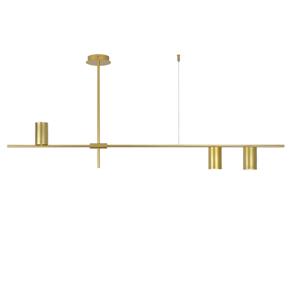 ^ΟΡΟΦΗΣ Φ/Σ 3ΧGU10 ΧΡΥΣΟ ΜΕΤΑΛΛΙΚΟ 130Χ12ΧΗ53CM ARISTO ACA - OD843C130G