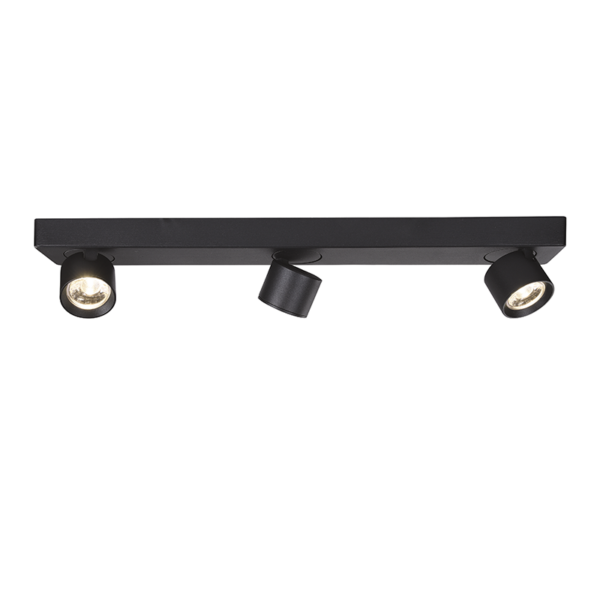 ^ΕΠΙΤΟΙΧΟ Φ/Σ LED 15W COB 80° 3000K 1200LM ΜΑΥΡΟ ΑΛΟΥΜΙΝΙΟ 54X7XH10CM PLUTO ACA - RA33LEDS54BK