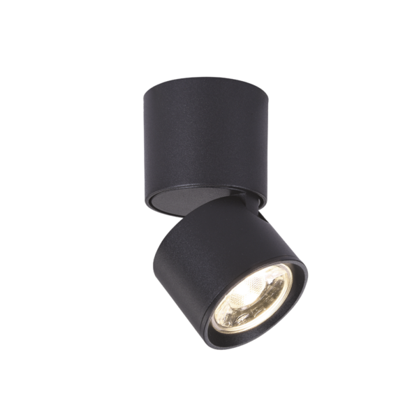 ^ΕΠΙΤΟΙΧΟ Φ/Σ LED 5W COB 80° 3000K 400LM ΜΑΥΡΟ ΑΛΟΥΜΙΝΙΟ D5,6XH10CM PLUTO ACA - RA33LEDS6BK