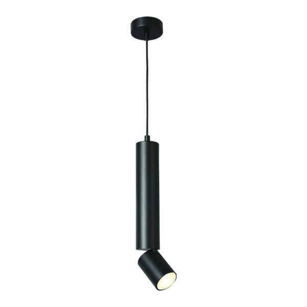 ^ΚΡΕΜΑΣΤΟ Φ/Σ 1XGU10 BABEL ΜΑΥΡΟ ΜΕΤ/ΚΟ IP20 D5,6XD8XH140CM ACA - RA3551PBK