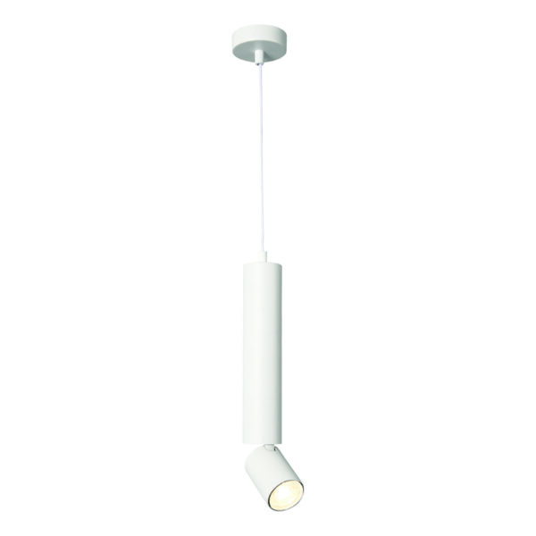 ^ΚΡΕΜΑΣΤΟ Φ/Σ 1XGU10 BABEL ΛΕΥΚΟ ΜΕΤ/ΚΟ IP20 D5,6XD8XH140CM ACA - RA3551PWH