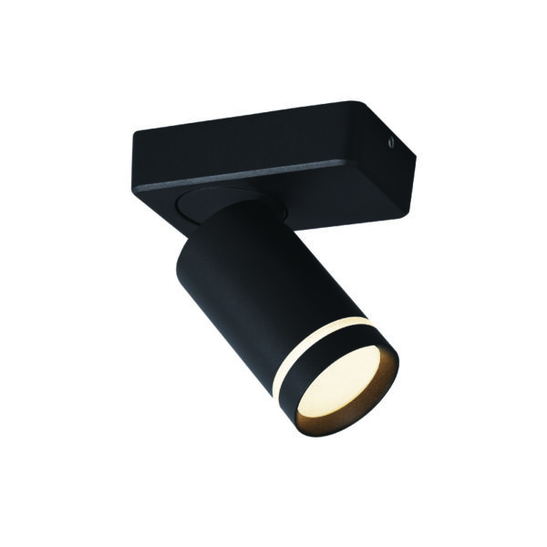 ^ΕΠΙΤΟΙΧΟ Φ/Σ 1XGU10 DIVINO ΜΑΥΡΟ ΑΛΟΥΜΙΝΙΟ IP20 12X7X13,5CM ACA - RA3631SBK
