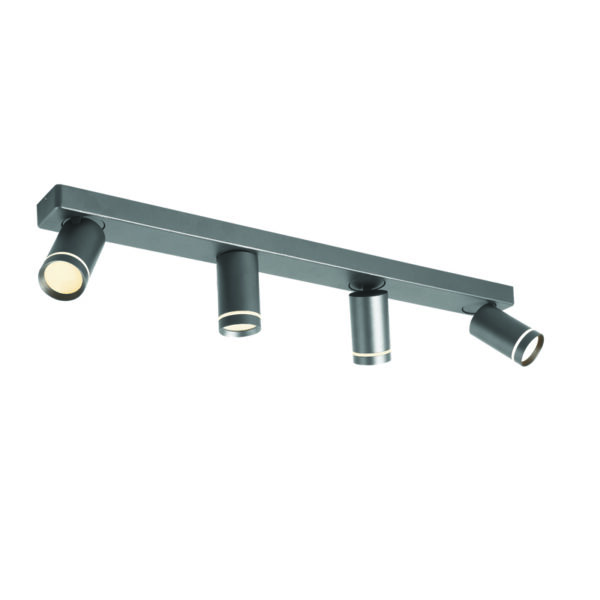 ^ΕΠΙΤΟΙΧΟ Φ/Σ 4XGU10 DIVINO ΓΚΡΙ ΑΛΟΥΜΙΝΙΟ IP20 76X7X13,5CM ACA - RA3634SGY