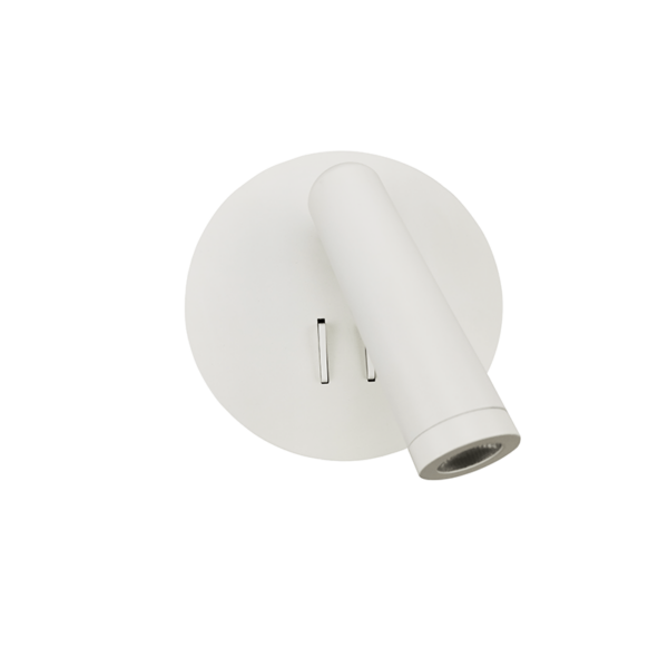 ΕΠΙΤΟΙΧΟ Φ/Σ LED 3+4W 3000K 280LM ΛΕΥΚΟ ΜΕΤΑΛΛΙΚΟ D13,5X7CM ZEUS ACA - SF1801LEDW