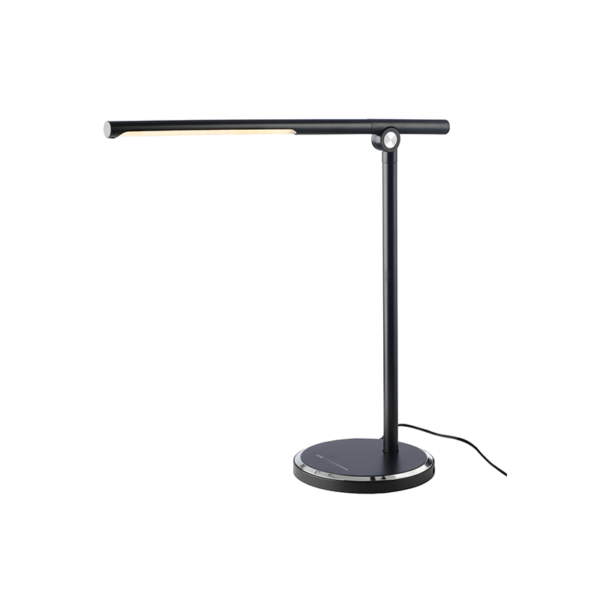 ΕΠΙΤΡΑΠΕΖΙΟ Φ/Σ LED 7W ΜΑΥΡΟ CCT 300LM DIMMABLE+TOUCH SWITCH+USB CHARGER DEGAS ACA - SF1816LEDB