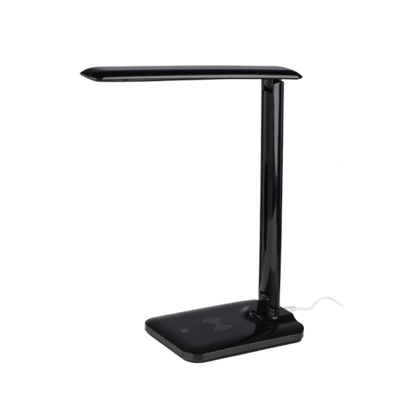 ΕΠΙΤΡΑΠΕΖΙΟ Φ/Σ LED 5W ΜΑΥΡΟ CCT 320LM+TOUCH SWITCH+WIRELESS/USB CHARGER  FUTUR2 ACA - SF27LEDBK