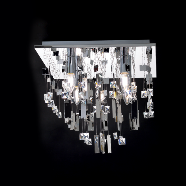 ^Φ/Σ ΟΡΟΦΗΣ 4ΧΕ14 ΧΡΩΜΙΟ ΜΕΤΑΛΛΟ 40Χ40ΧΗ32CM SOMER ACA - SOMER404C