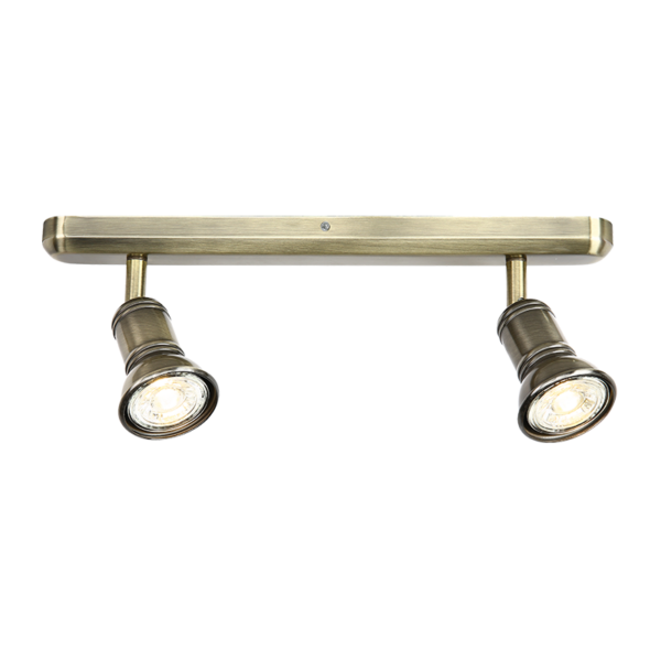 ΕΠΙΤΟΙΧΟ Φ/Σ 2ΧGU10 ΜΠΡΟΝΖΕ ΜΕΤΑΛΛΙΚΟ 3X6,2X14CM BRULEE ACA - SU282PBR