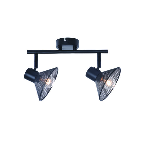 ΕΠΙΤΟΙΧΟ Φ/Σ 2ΧΕ14 PALOMA ΜΑΥΡΟ ΜΕΤΑΛΛΙΚΟ 32X13X19CM ACA - TNK2832SB
