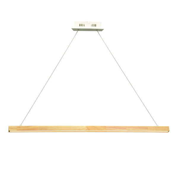 ΚΡΕΜΑΣΤΟ Φ/Σ LED 13W 3000K 1300LM CANELA ΞΥΛΟ+ΛΕΥΚΟ ΜΕΤ/ΚΟ 83,5X8XH100CM ACA - TNK299LED13P
