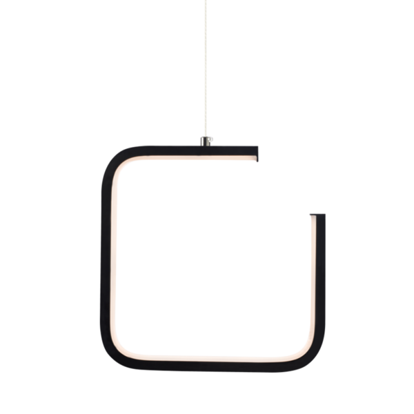 ΚΡΕΜΑΣΤΟ Φ/Σ LED 8W 3000K 780LM ΜΑΥΡΟ ΜΕΤΑΛΛΙΚΟ 22X11XH129CM EUCLID1 ACA - V27LEDP22BK