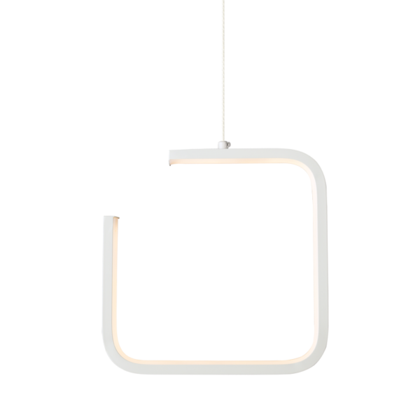 ^ΚΡΕΜΑΣΤΟ Φ/Σ LED 8W 3000K 780LM ΛΕΥΚΟ ΜΕΤΑΛΛΙΚΟ 22X11XH129CM EUCLID1 ACA - V27LEDP22WH
