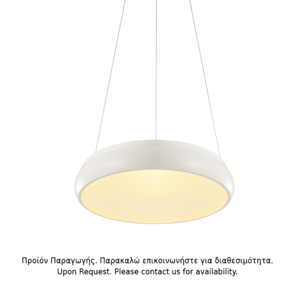 ΚΡΕΜΑΣΤΟ Φ/Σ LED 32W 2560LM 3000K ΛΕΥΚΟ ΜΕΤ/ΚΟ D40XH140CM KALLISTA ACA - V27LEDP40WH