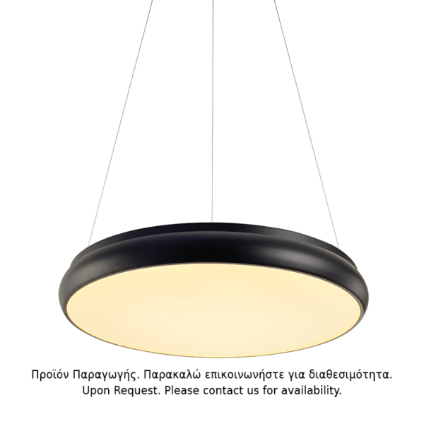 ΚΡΕΜΑΣΤΟ Φ/Σ LED 54W 4320LM 3000K ΜΑΥΡΟ ΜΕΤ/ΚΟ D60XH135CM KALLISTA ACA - V27LEDP60BK